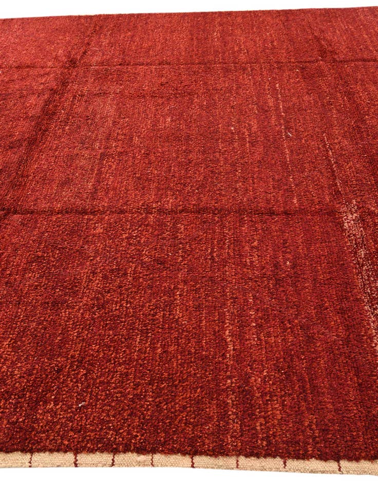 Detail image of 9' x 13'  Hand Knotted Moroccan Wool Rug