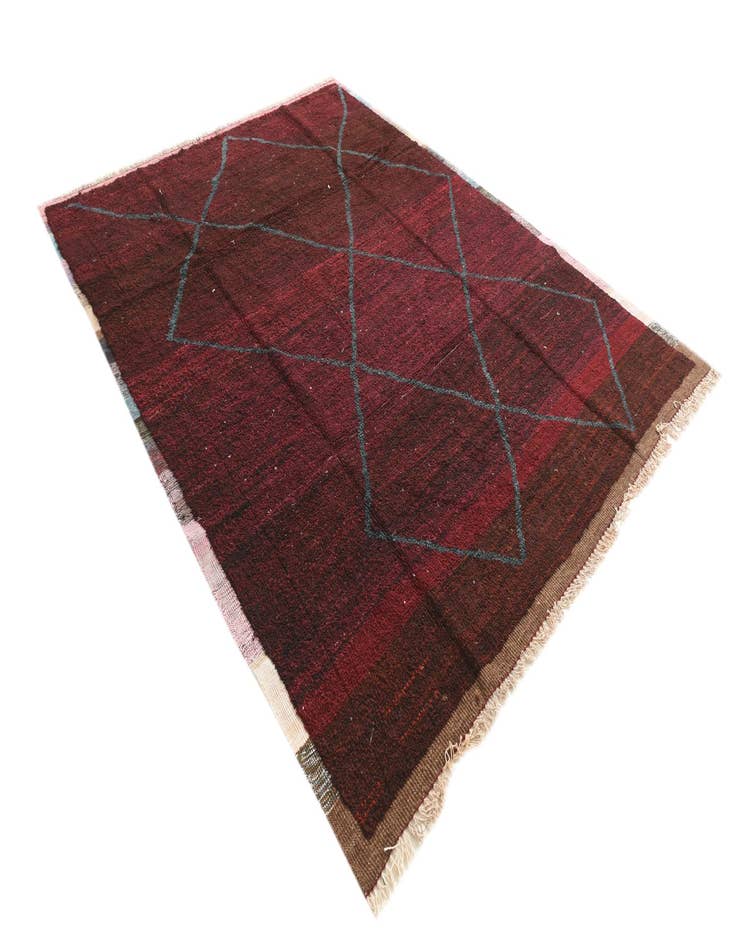 Detail image of 8' 2 x 10' 6  Hand Knotted Moroccan Wool Rug