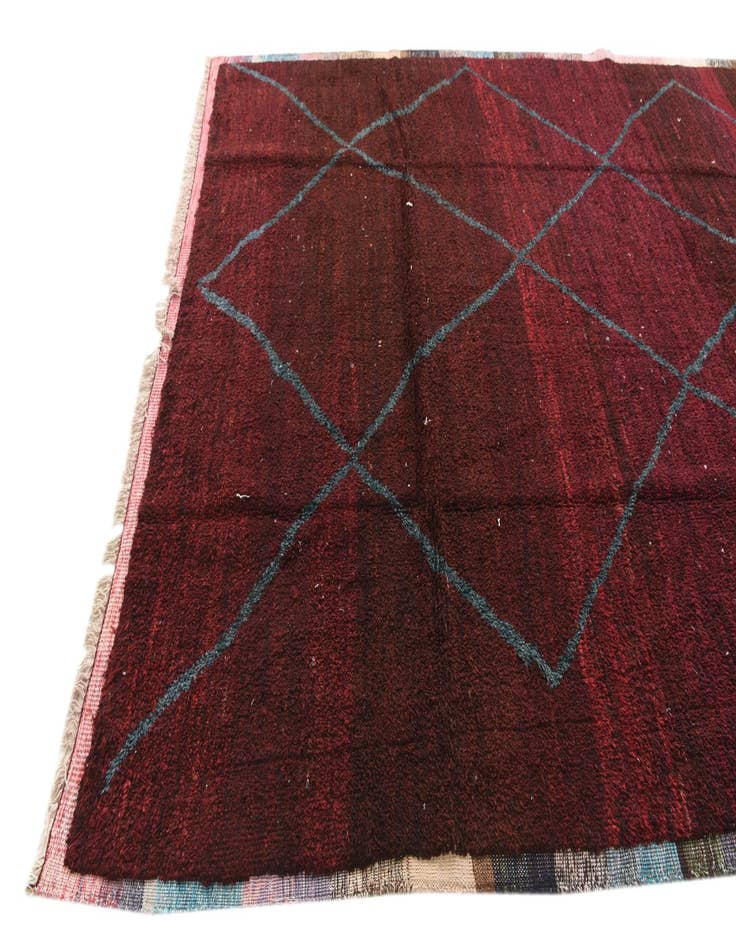Detail image of 8' 2 x 10' 6  Hand Knotted Moroccan Wool Rug