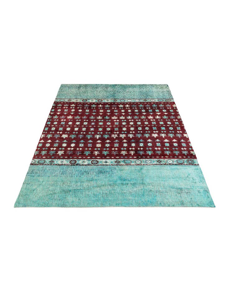 Detail image of 8' x 10' Hand Knotted Moroccan Rug