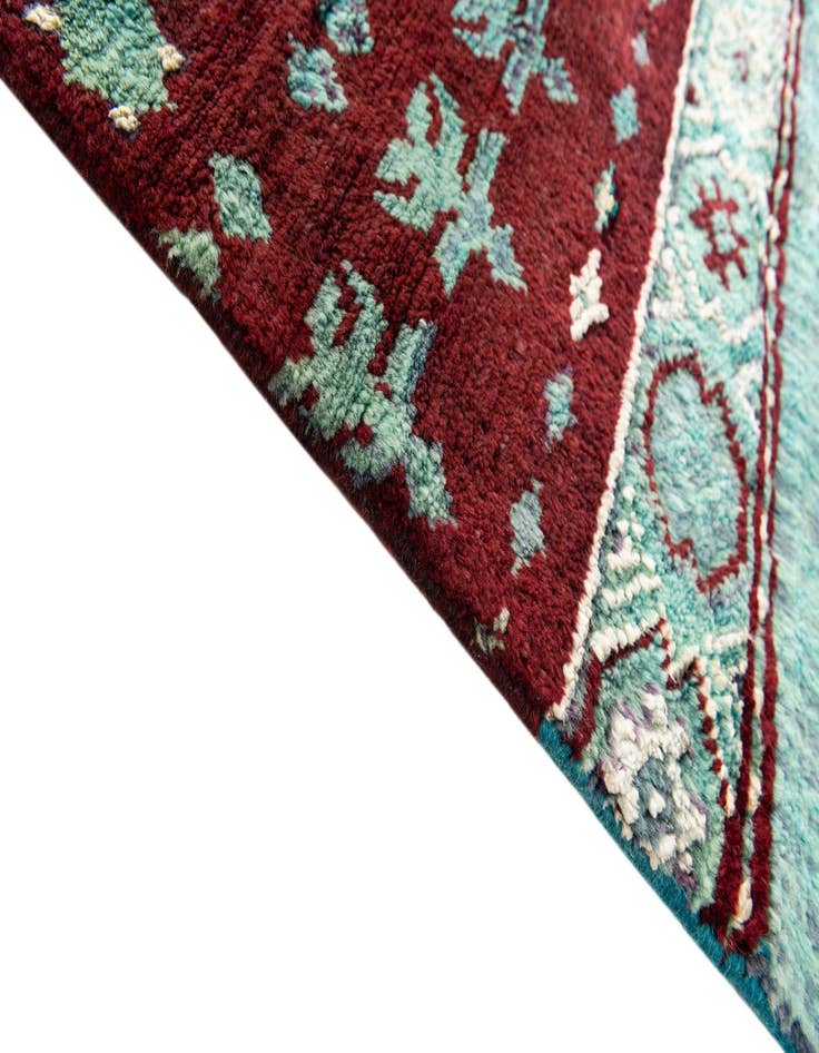 Detail image of 8' x 10'  Hand Knotted Moroccan Rug