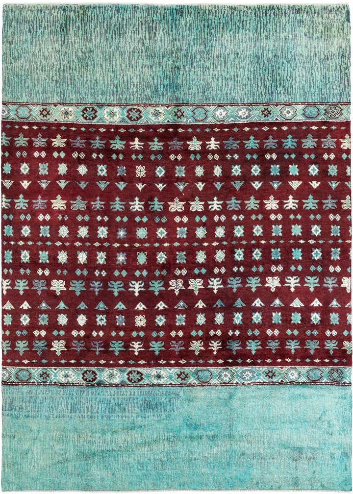 8' x 10' Hand Knotted Moroccan Rug