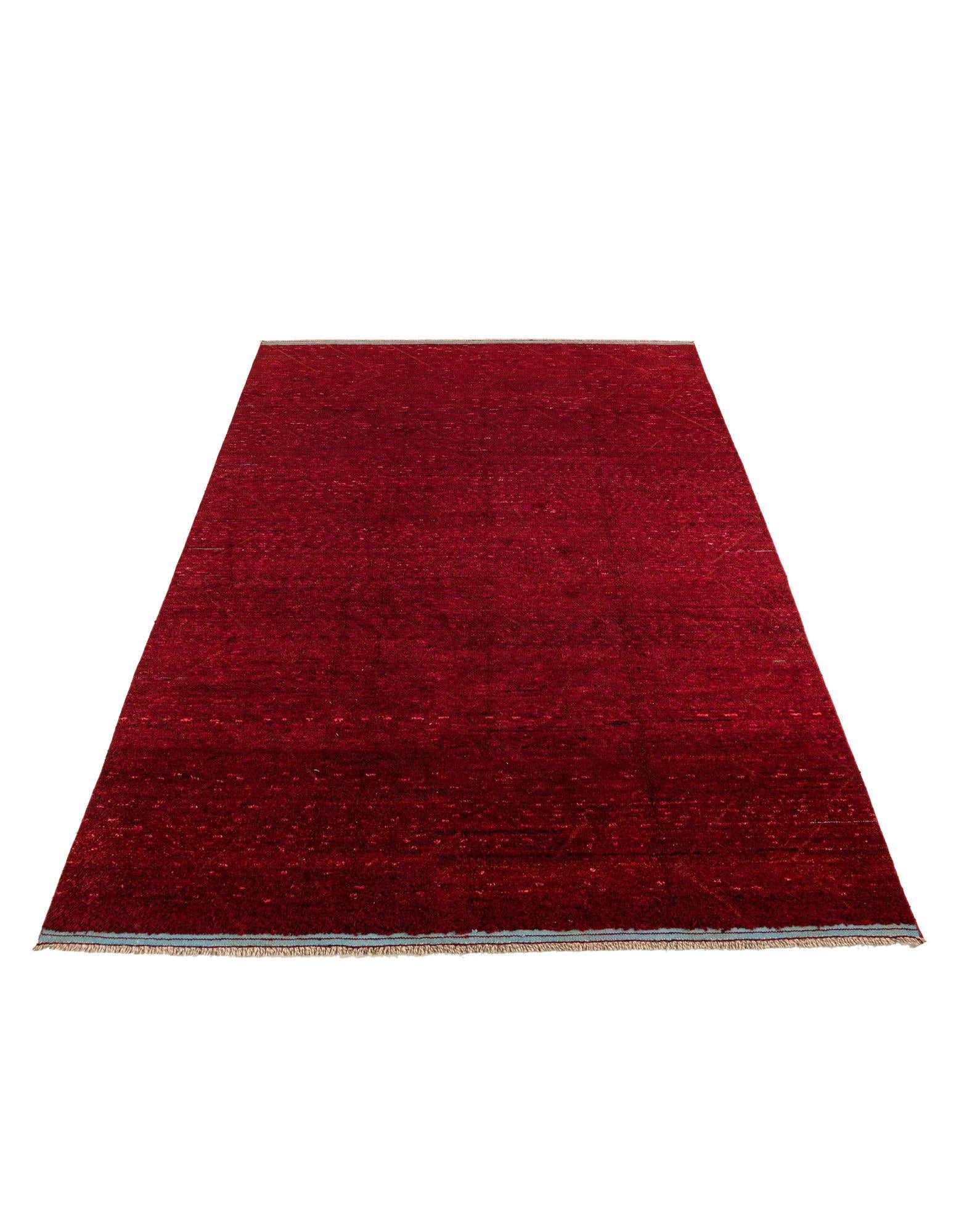 8' 9 x 12' 9 Hand Knotted Moroccan Wool Rug