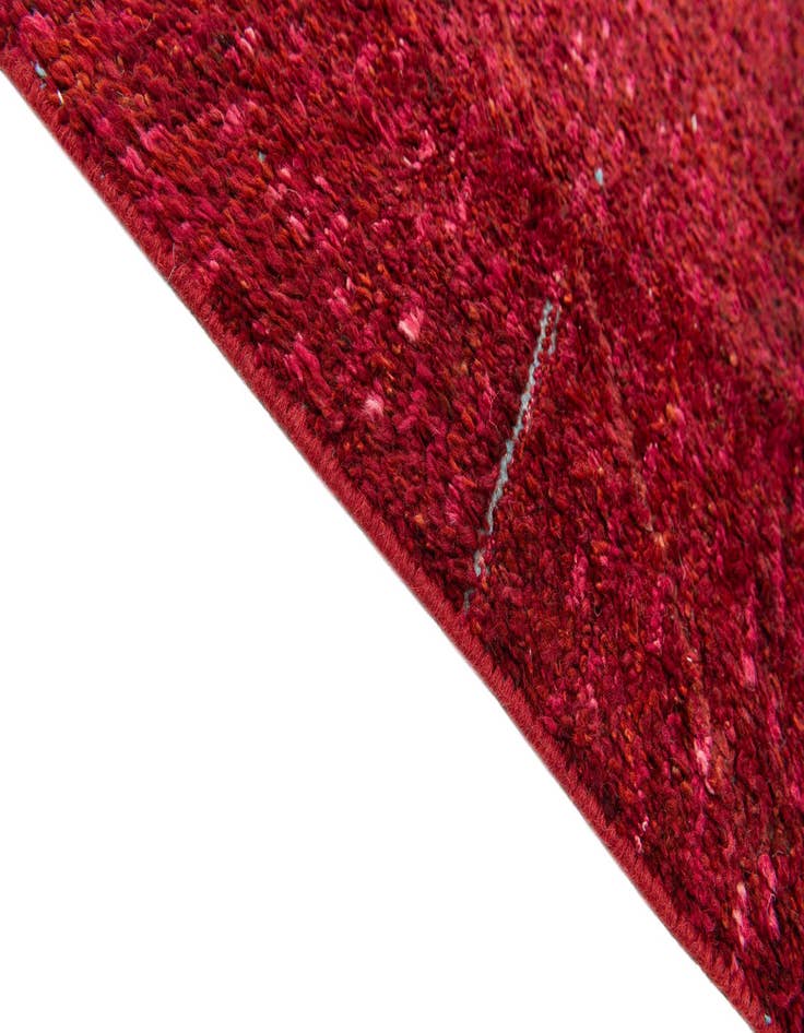 Detail image of 8' 9 x 12' 9  Hand Knotted Moroccan Wool Rug