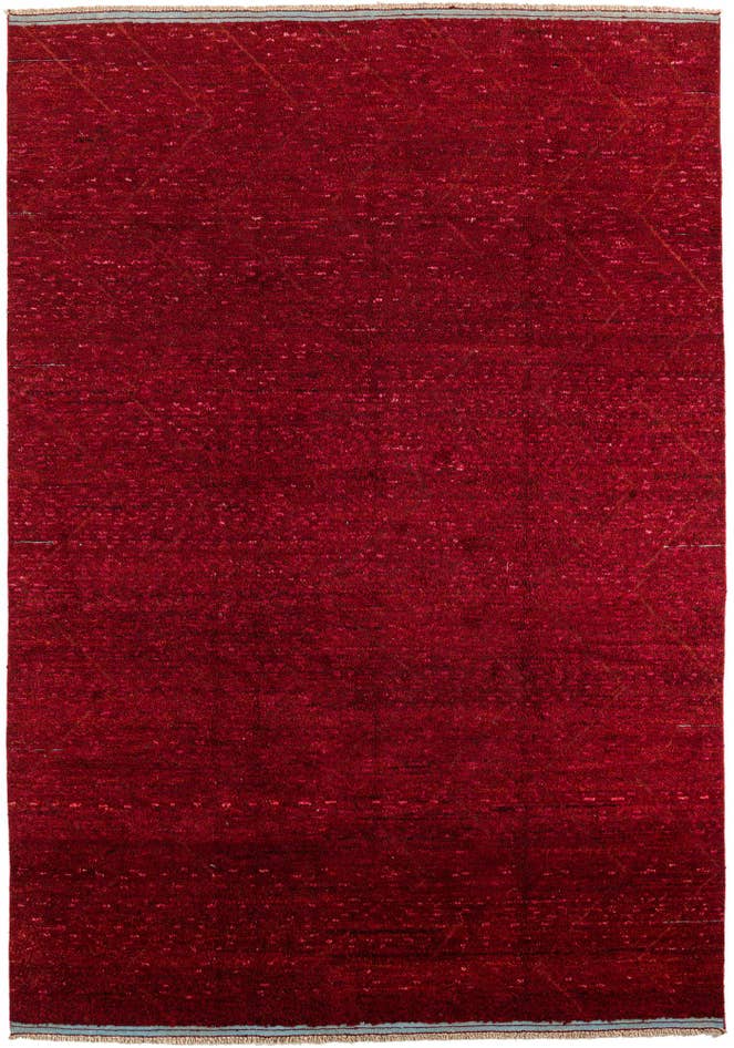 Detail image of 8' 9 x 12' 9 Hand Knotted Moroccan Wool Rug