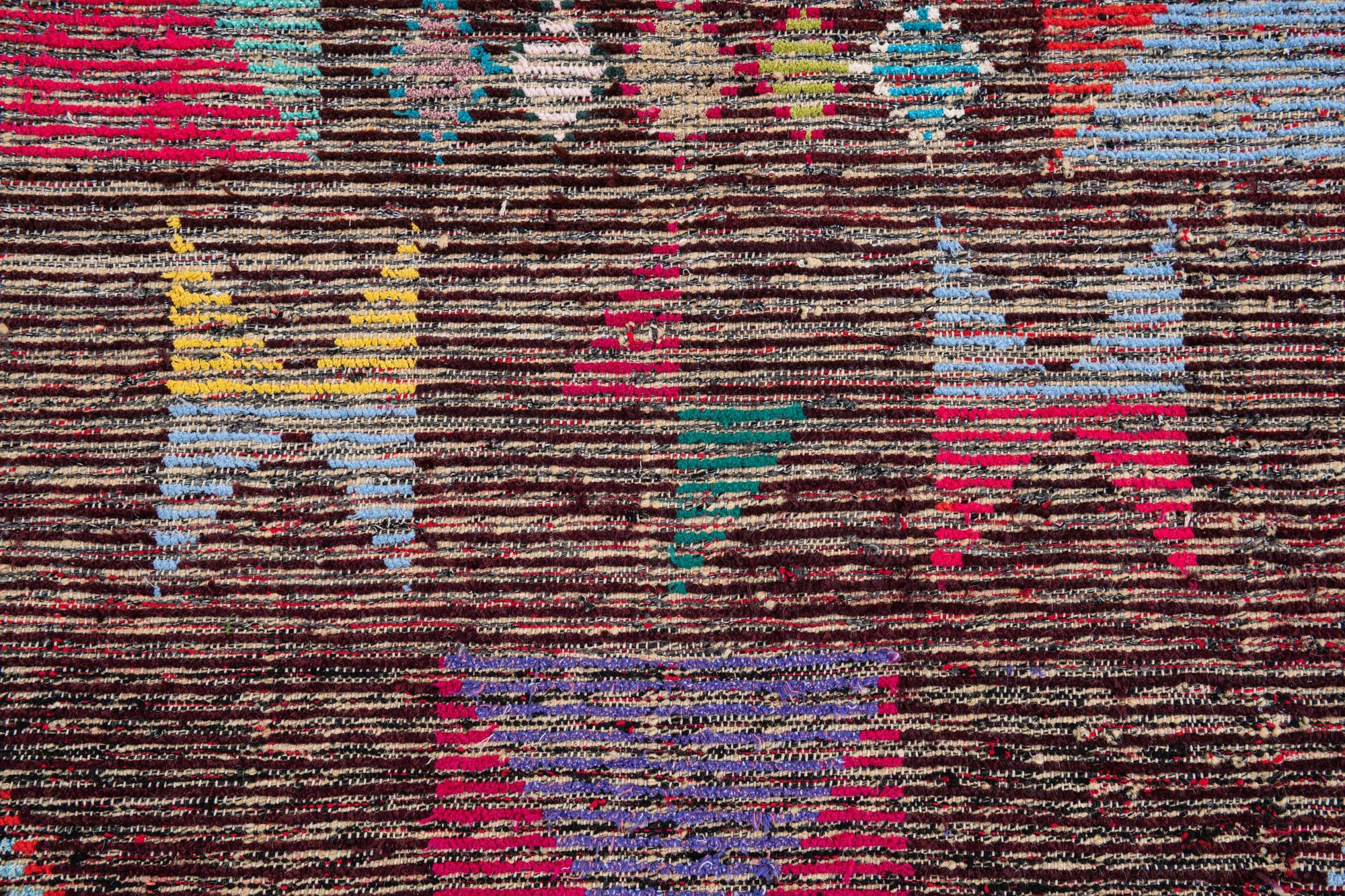 8' 5 x 10' 7 Hand Knotted Moroccan Wool Rug