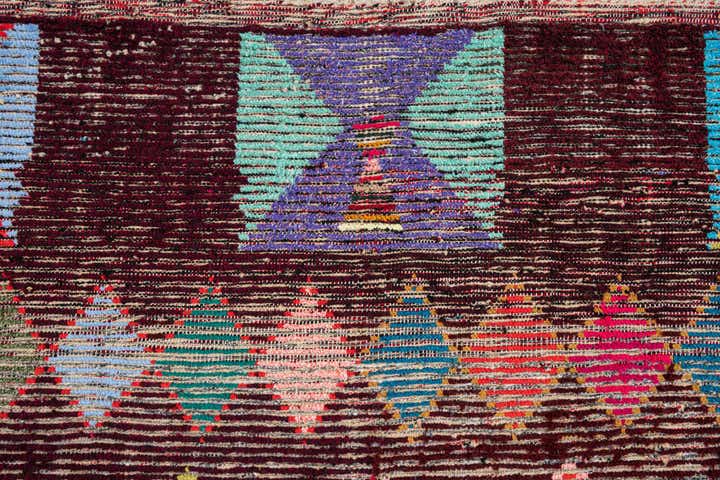 8' 5 x 10' 7 Hand Knotted Moroccan Wool Rug