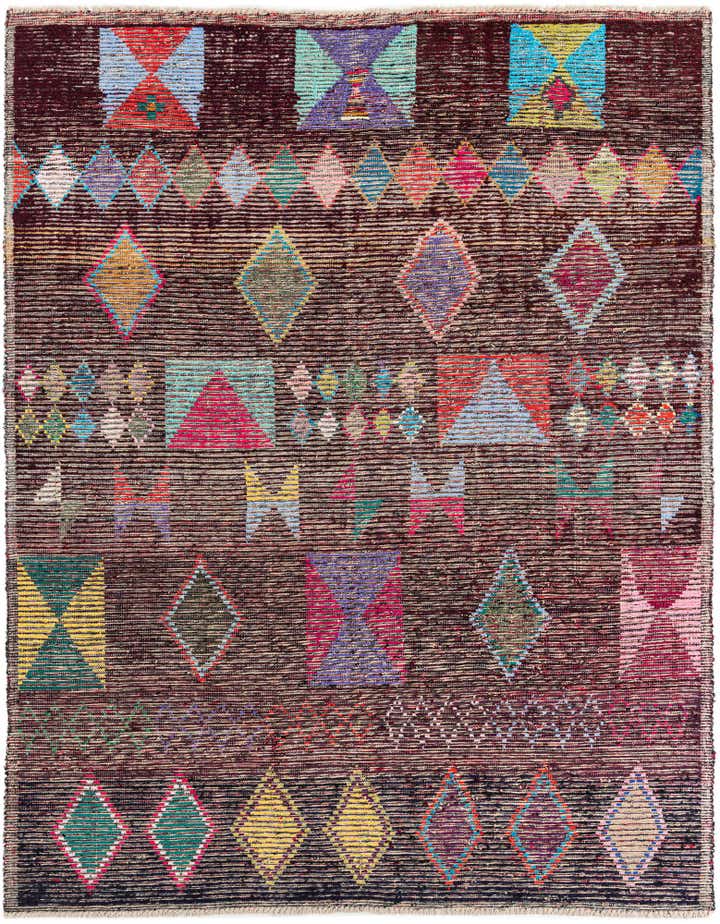 8' 5 x 10' 7 Hand Knotted Moroccan Wool Rug