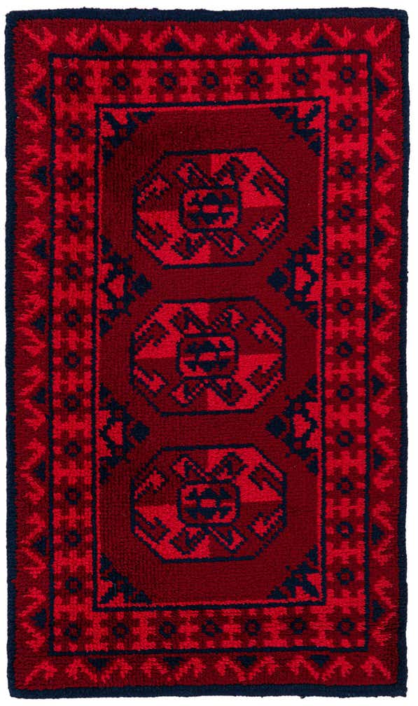 2' 7 x 4' 4 Hand Knotted Moroccan Wool Rug