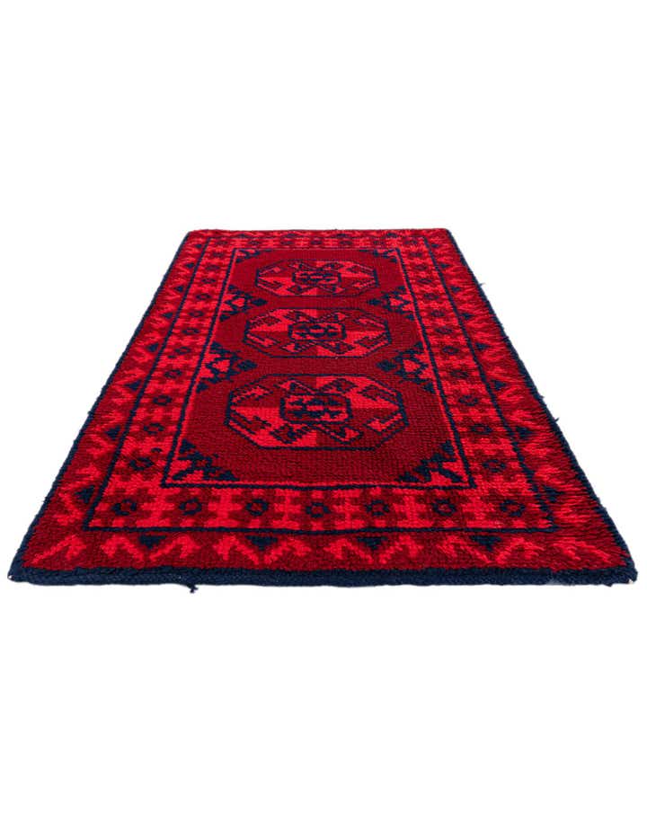 2' 7 x 4' 4 Hand Knotted Moroccan Wool Rug