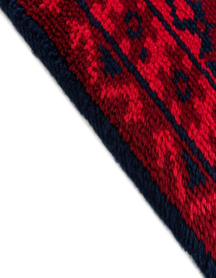 Detail image of 2' 7 x 4' 4  Hand Knotted Moroccan Wool Rug