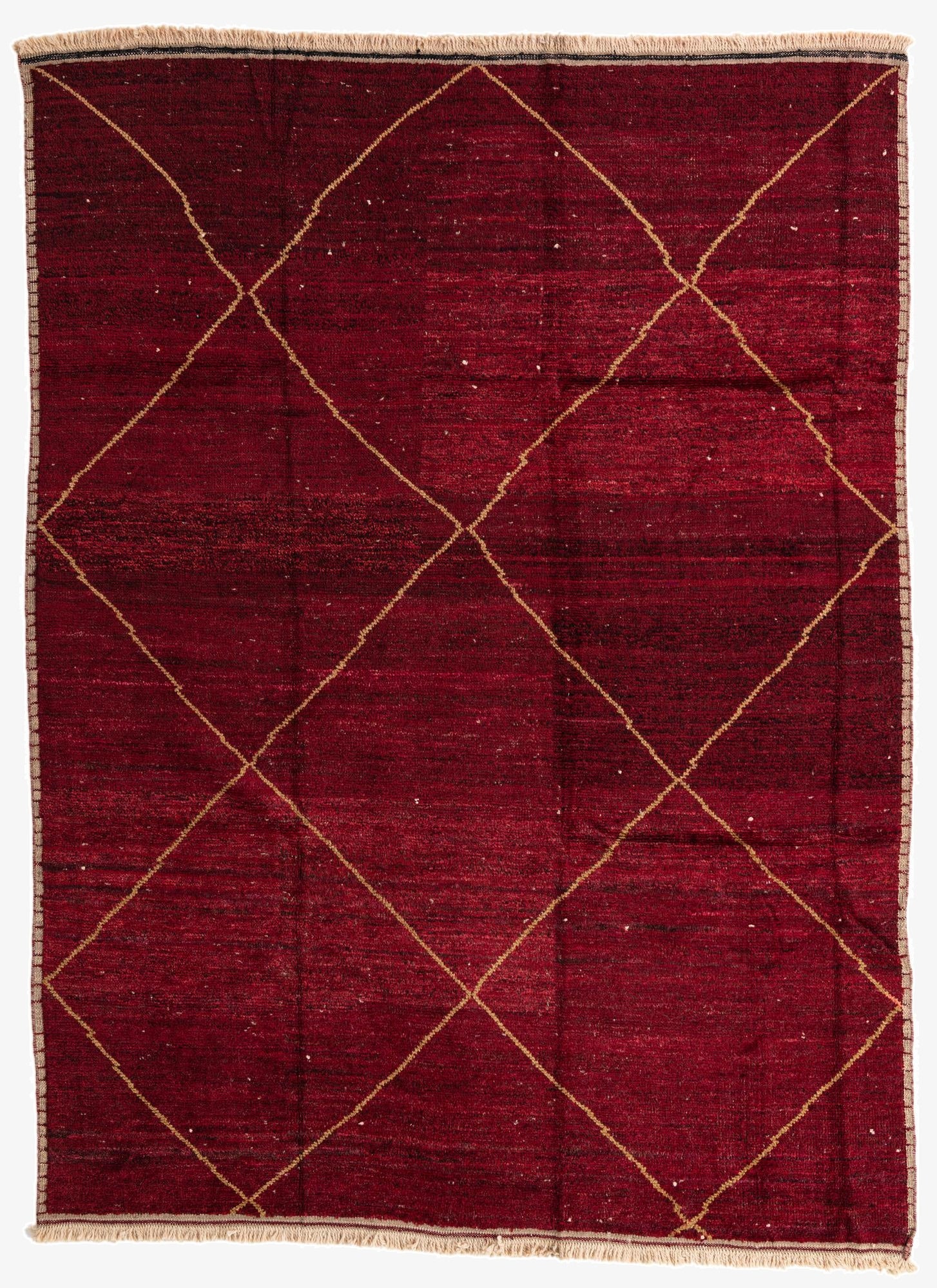 8' 10 x 11' 10  Hand Knotted Moroccan Wool Rug