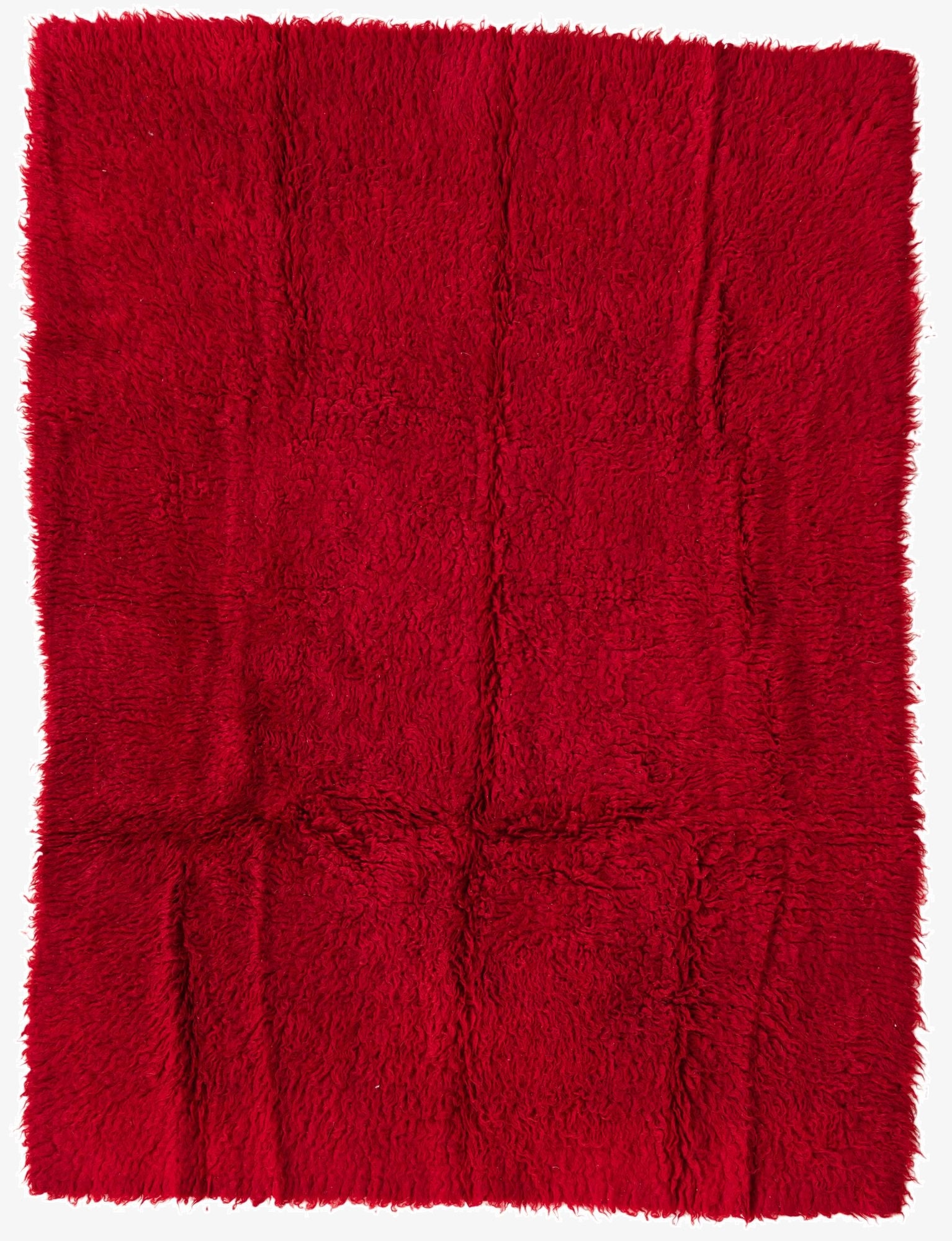 Primary image 4' 3 x 5' 10  Hand Knotted Moroccan Wool Rug