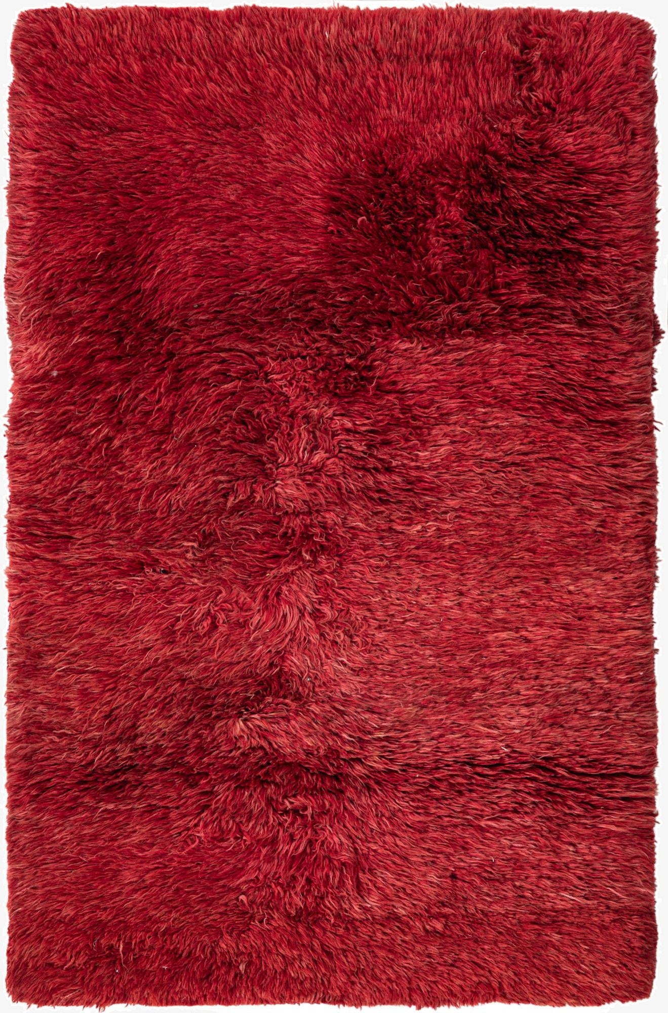 3' 2 x 5'  Hand Knotted Moroccan Wool Rug