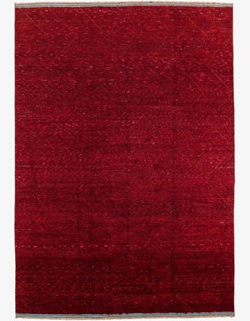 8' 9 x 12' 9 Hand Knotted Moroccan Wool Rug