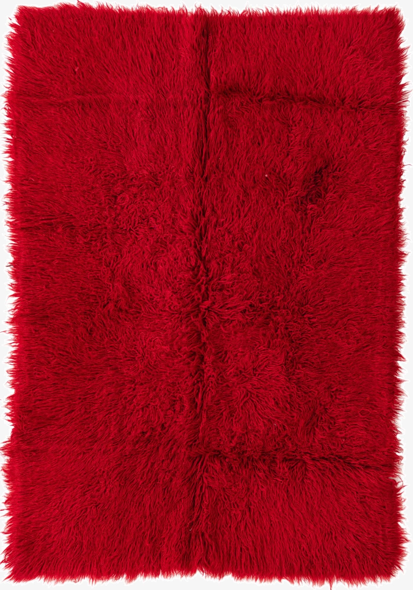 4' 6 x 6' 8  Hand Knotted Moroccan Wool Rug