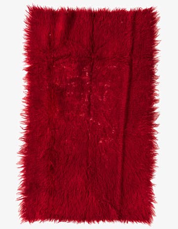 2' 10 x 4' 8 Hand Knotted Moroccan Wool Rug