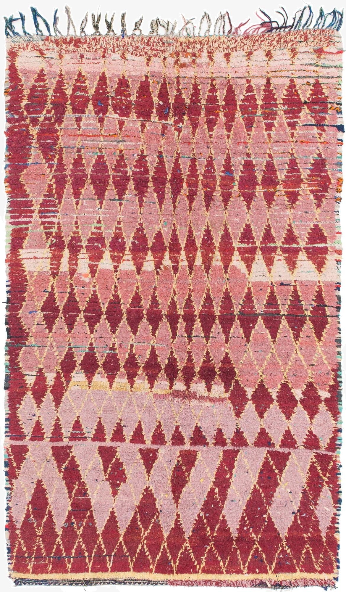 5' x 8' 8  Hand Knotted Moroccan Wool Rug