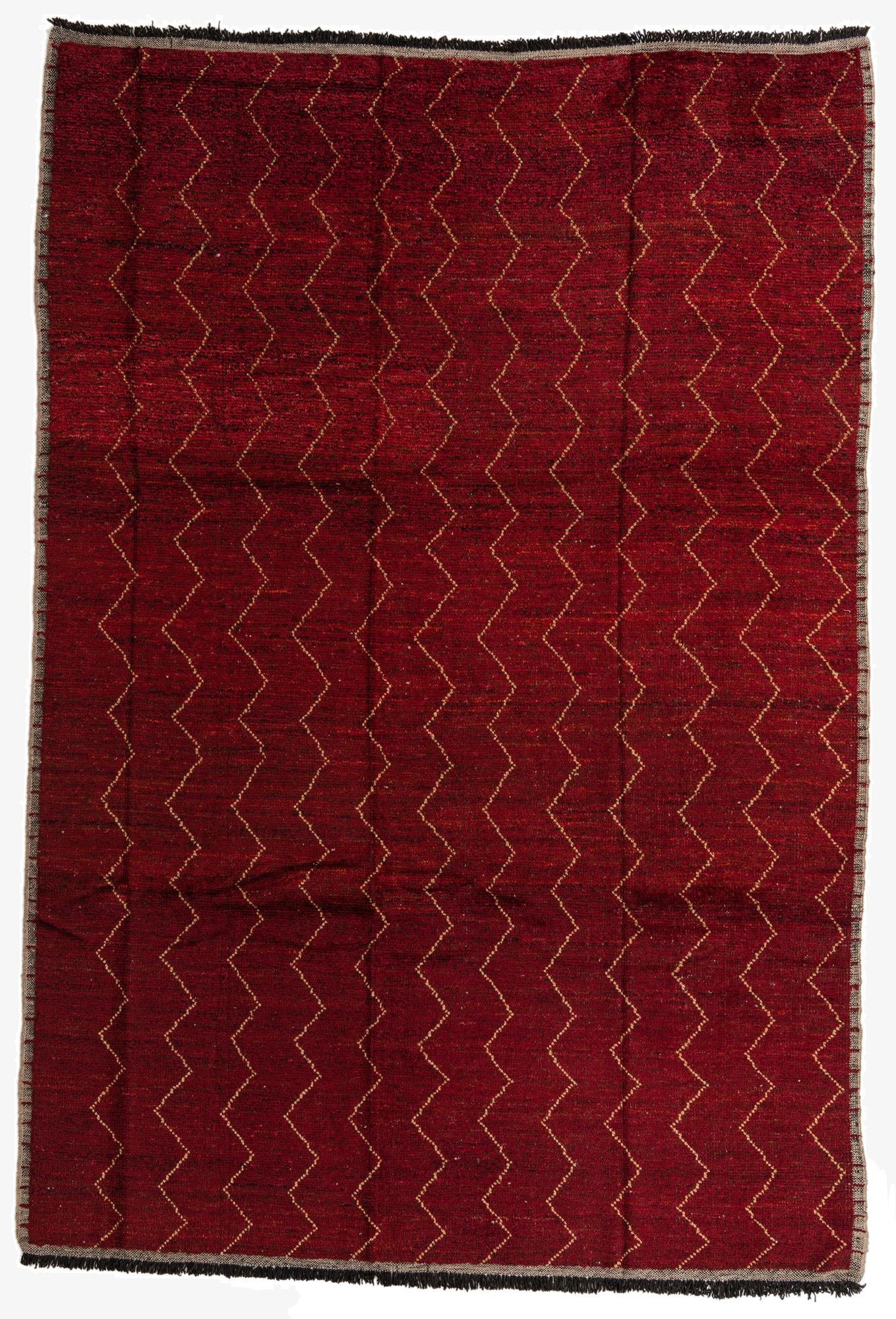 8' 10 x 13'  Hand Knotted Moroccan Wool Rug