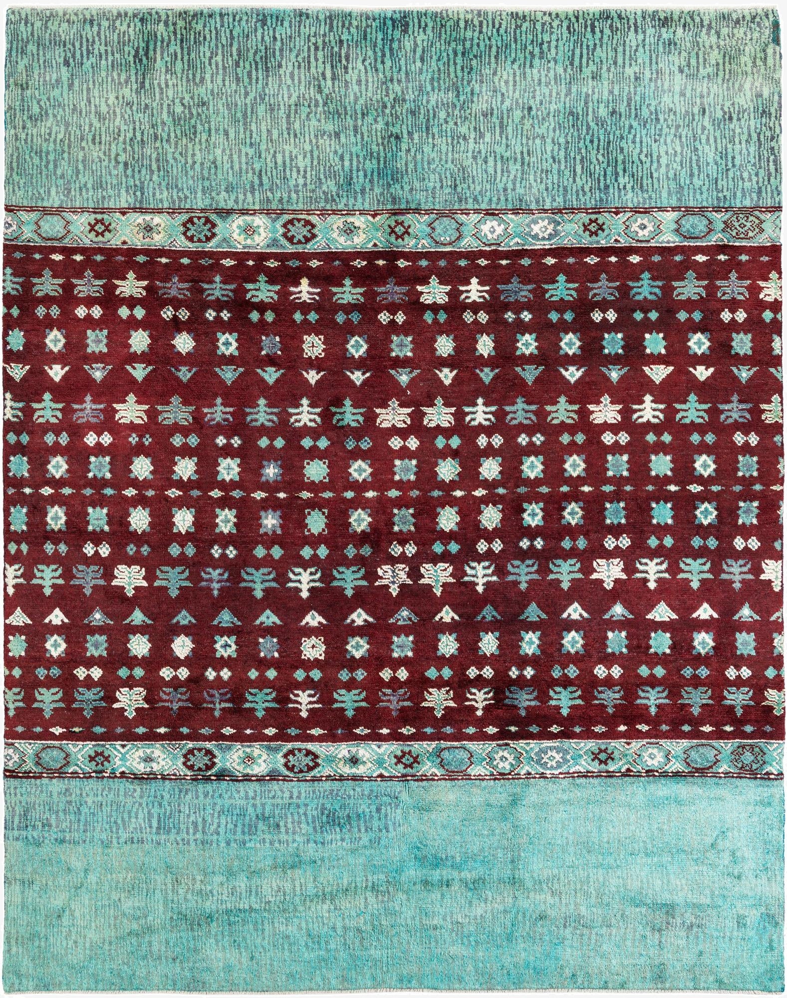 8' x 10'  Hand Knotted Moroccan Rug