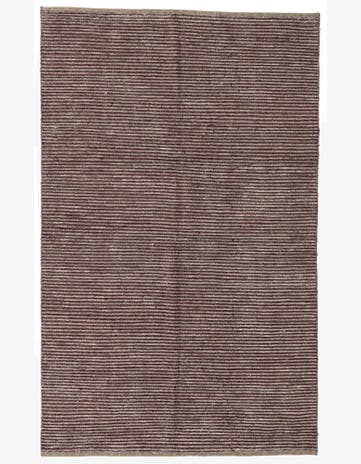 5' 4 x 8' 8 Hand Knotted Moroccan Wool Rug
