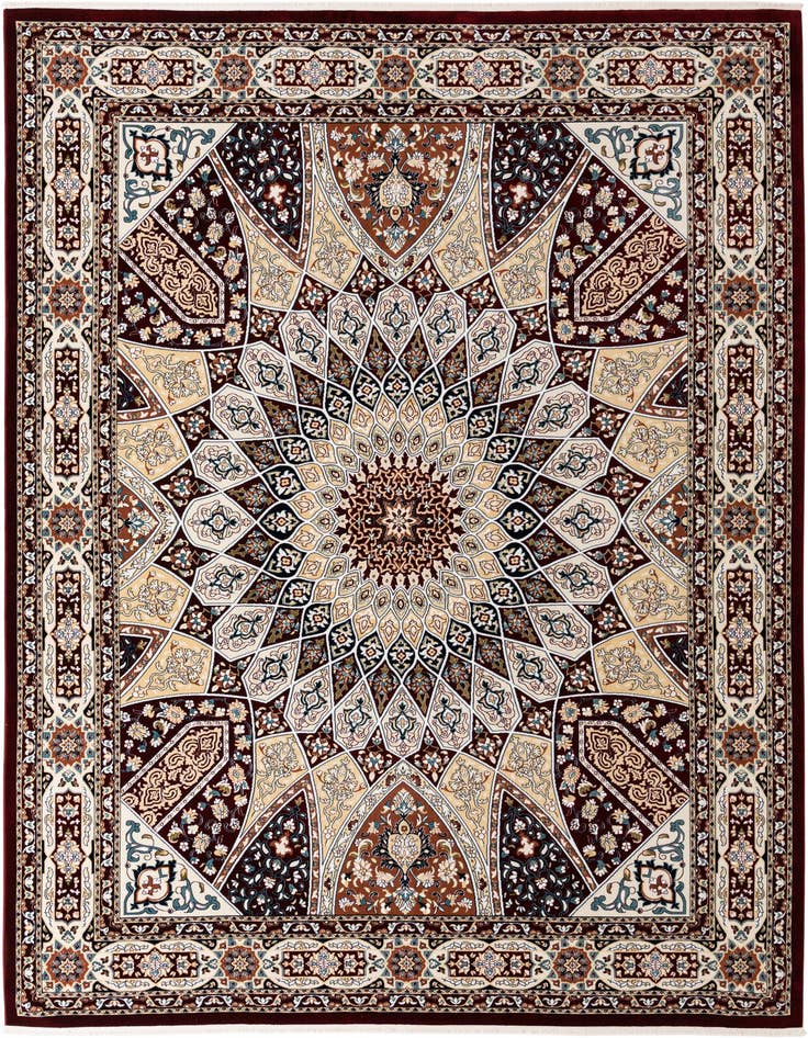 Detail image of 10' x 13' Nain Design Rug