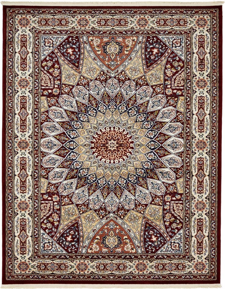 Detail image of 5' 3 x 8' Nain Design Rug