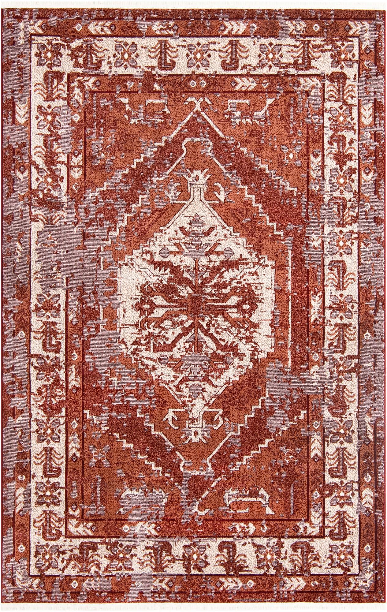 5' 3 x 8' Nain Design Rug