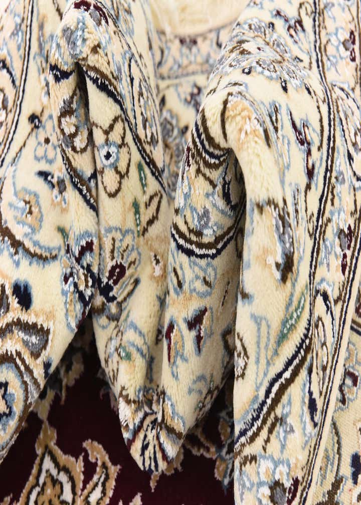 5' 2 x 8' 2 Hand Knotted Nain Persian Rug