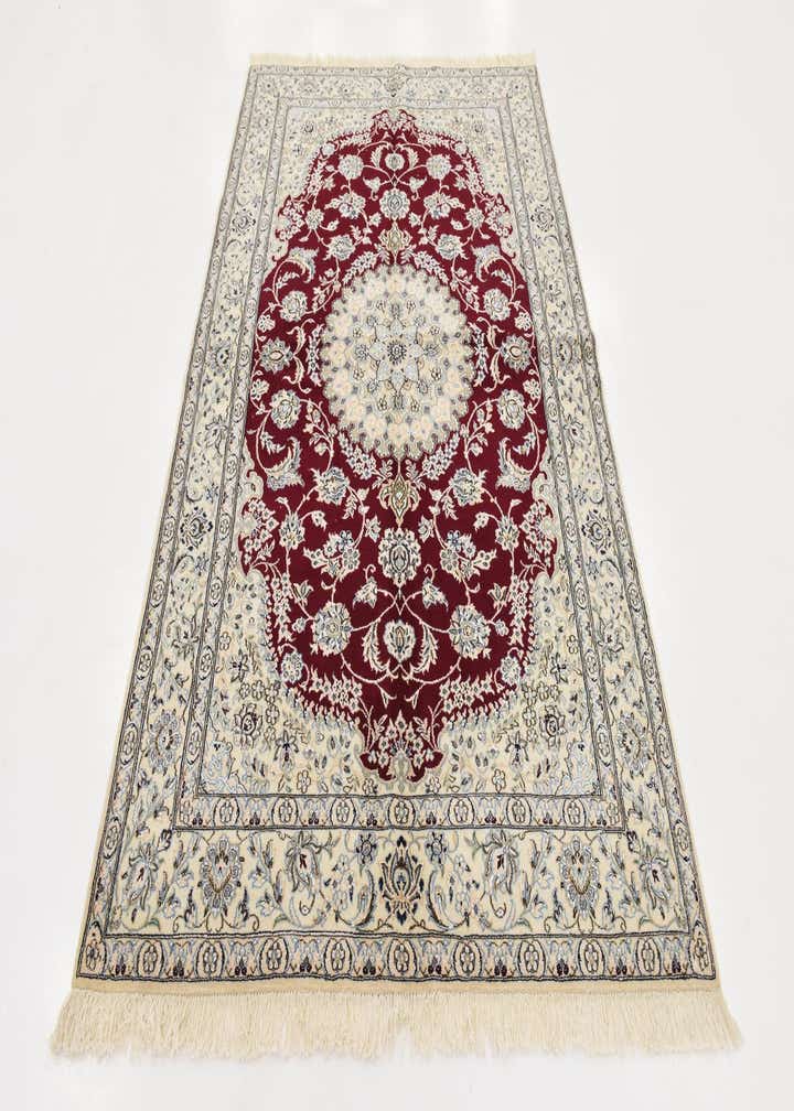 5' 2 x 8' 2 Hand Knotted Nain Persian Rug
