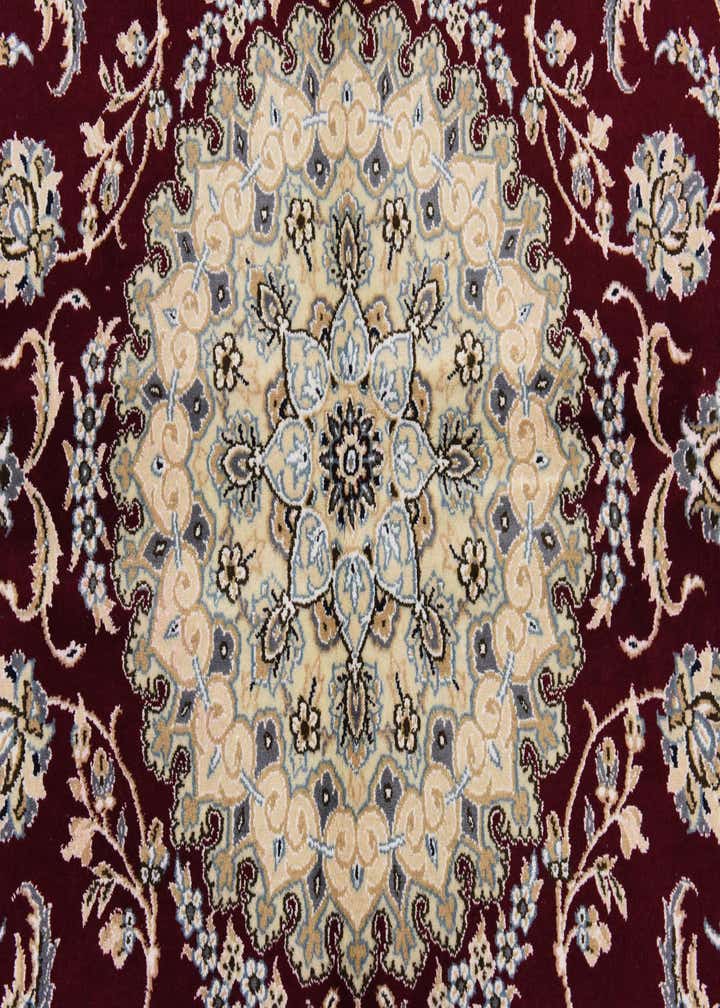 5' 2 x 8' 2 Hand Knotted Nain Persian Rug