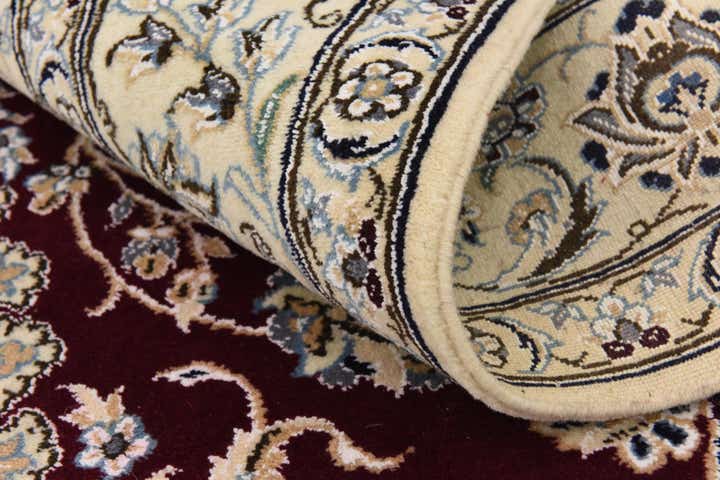 5' 2 x 8' 2 Hand Knotted Nain Persian Rug