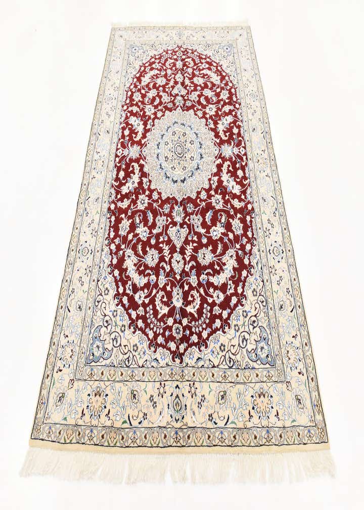 5' 1 x 7' 9 Hand Knotted Nain Persian Rug
