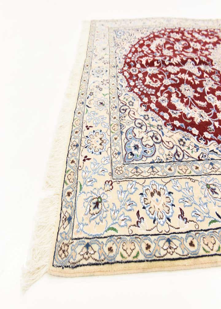 5' 1 x 7' 9 Hand Knotted Nain Persian Rug