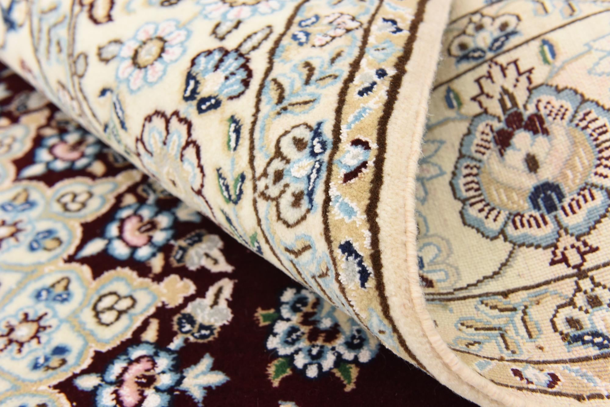 5' 2 x 7' 10 Hand Knotted Nain Persian Rug