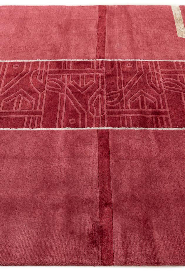 Detail image of 5' 9 x 8' 1 Hand Knotted Nepal Rug