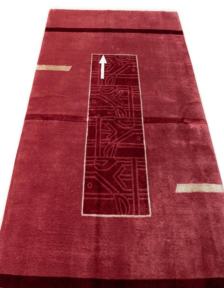 Detail image of 5' 9 x 8' 1  Hand Knotted Nepal Rug