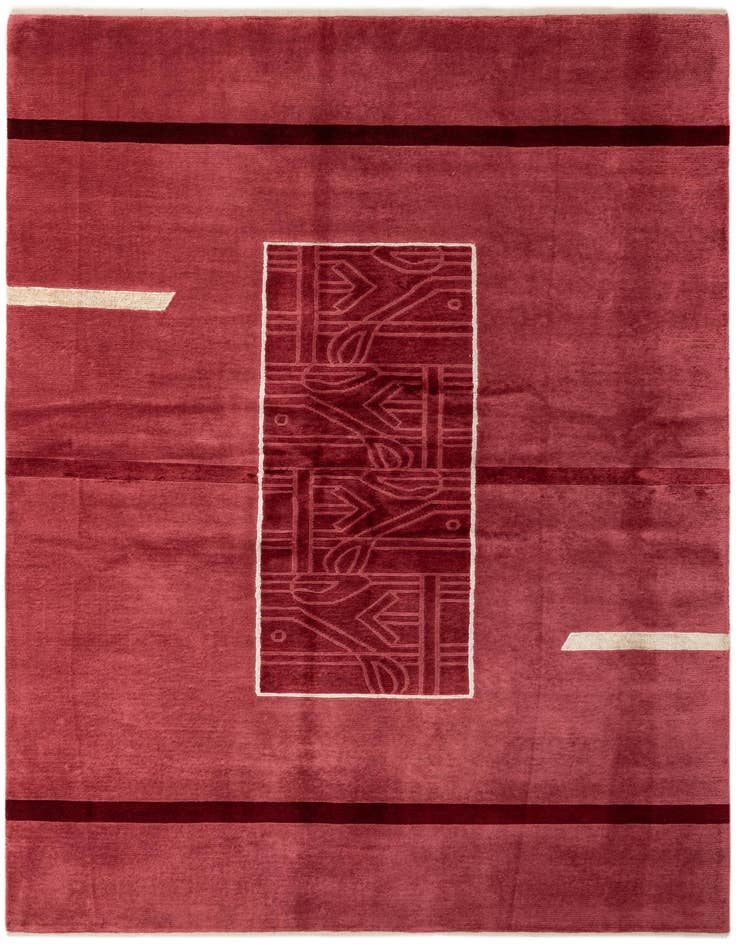 Detail image of 5' 9 x 8' 1 Hand Knotted Nepal Rug