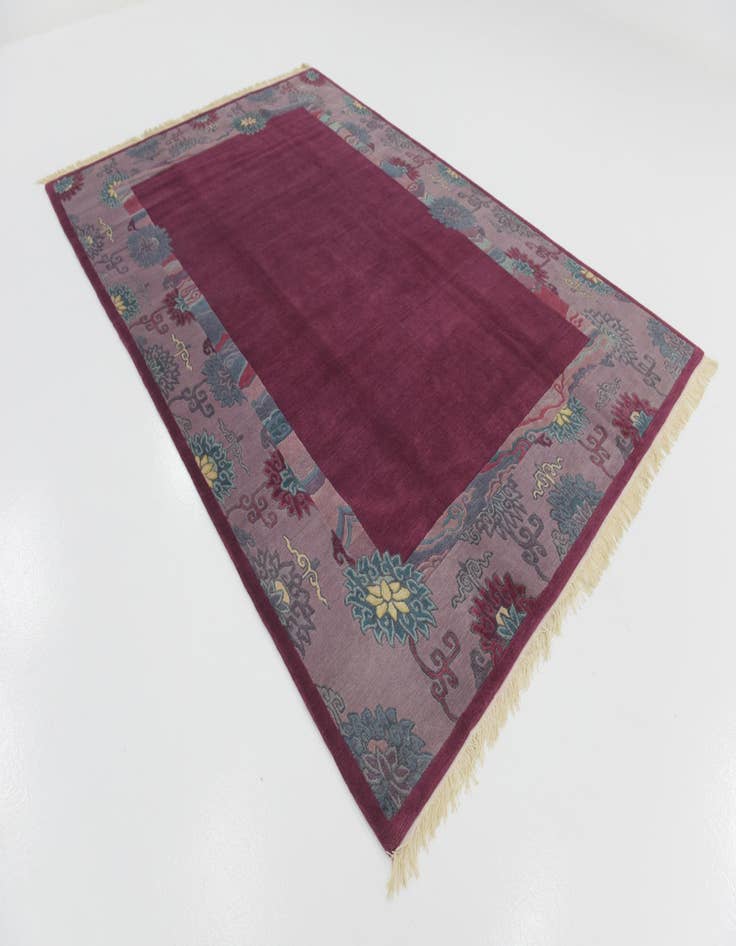 Detail image of 6' 8 x 10' Hand Knotted Nepal Wool Rug