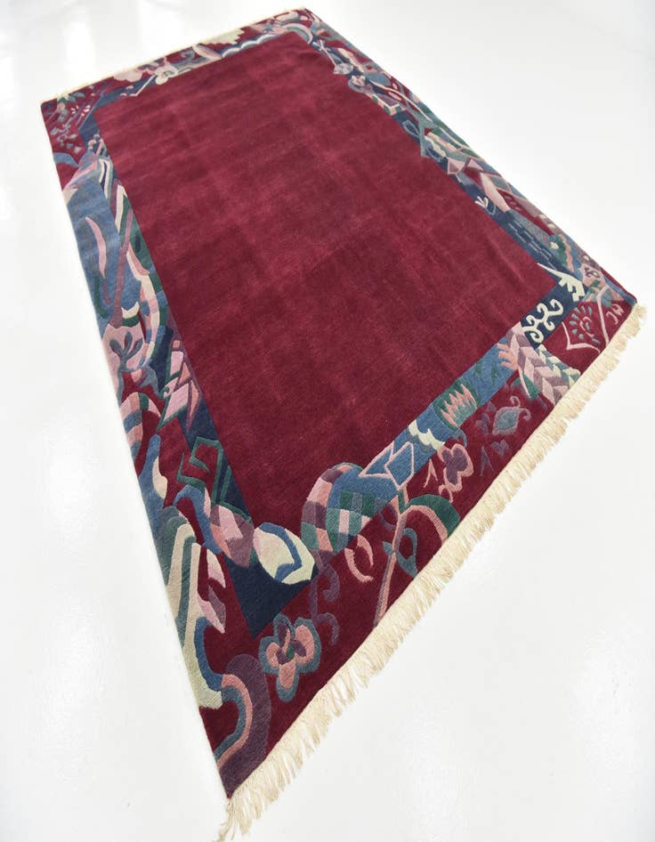 Detail image of 8' 4 x 11' 6 Hand Knotted Nepal Wool Rug