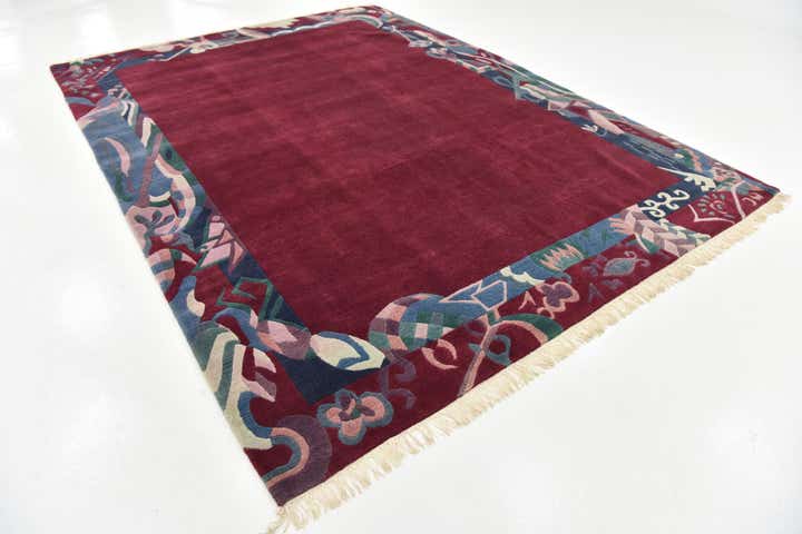 8' 4 x 11' 6 Hand Knotted Nepal Wool Rug