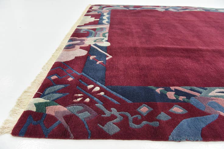 Detail image of 8' 4 x 11' 6 Hand Knotted Nepal Wool Rug