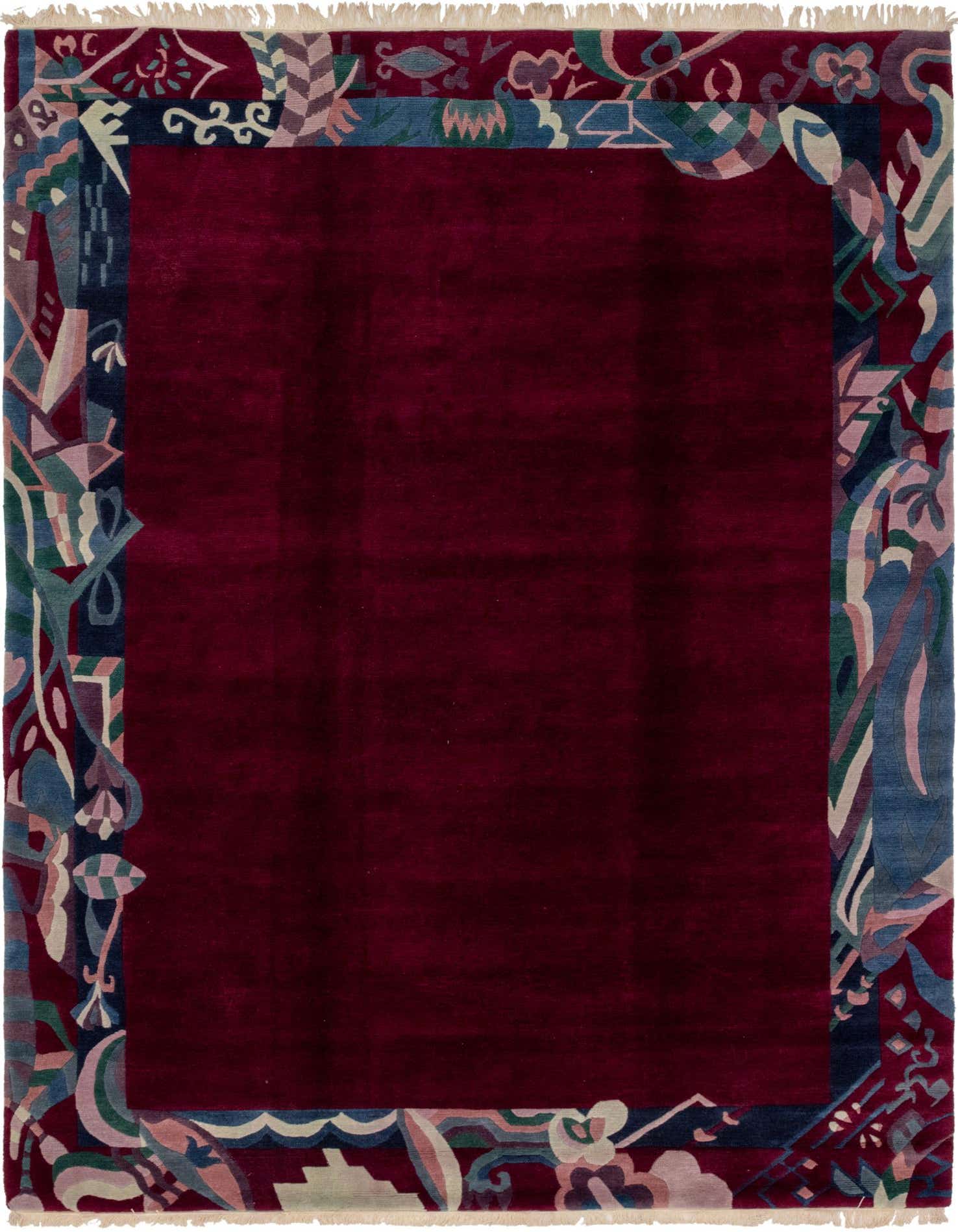 8' 4 x 11' 6 Hand Knotted Nepal Wool Rug