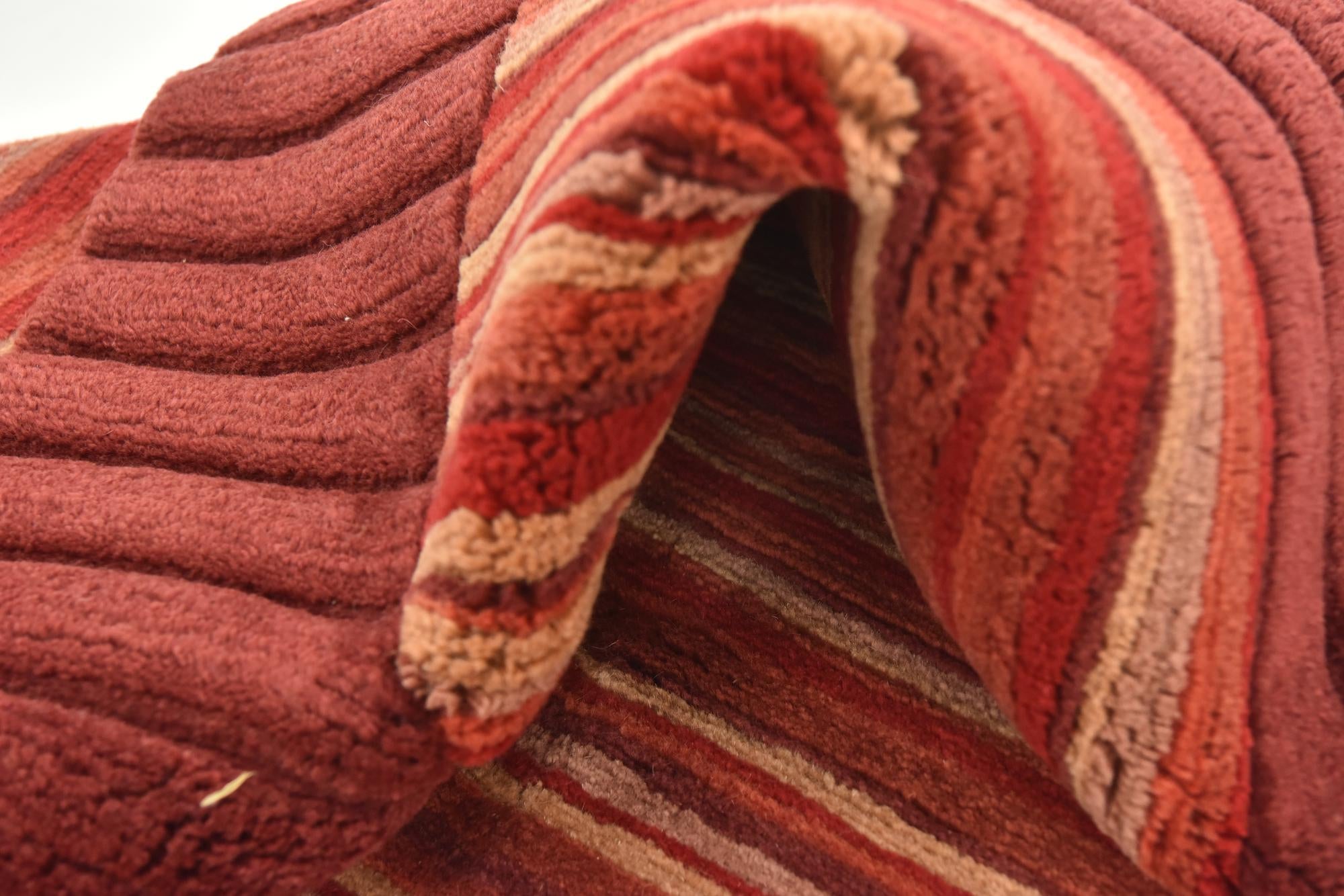 4' 8 x 6' 5 Hand Knotted Nepal Wool Rug