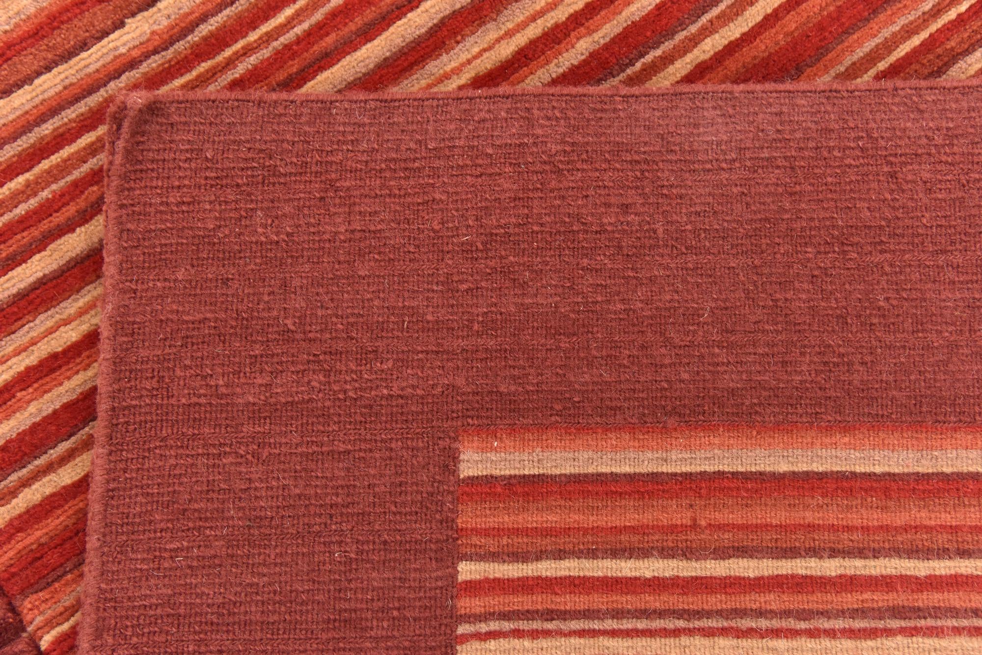 4' 8 x 6' 5 Hand Knotted Nepal Wool Rug