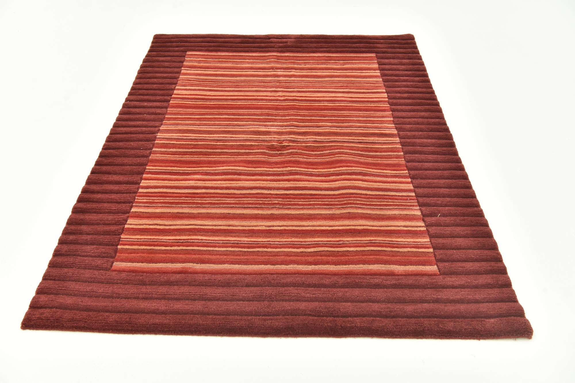 4' 8 x 6' 5 Hand Knotted Nepal Wool Rug