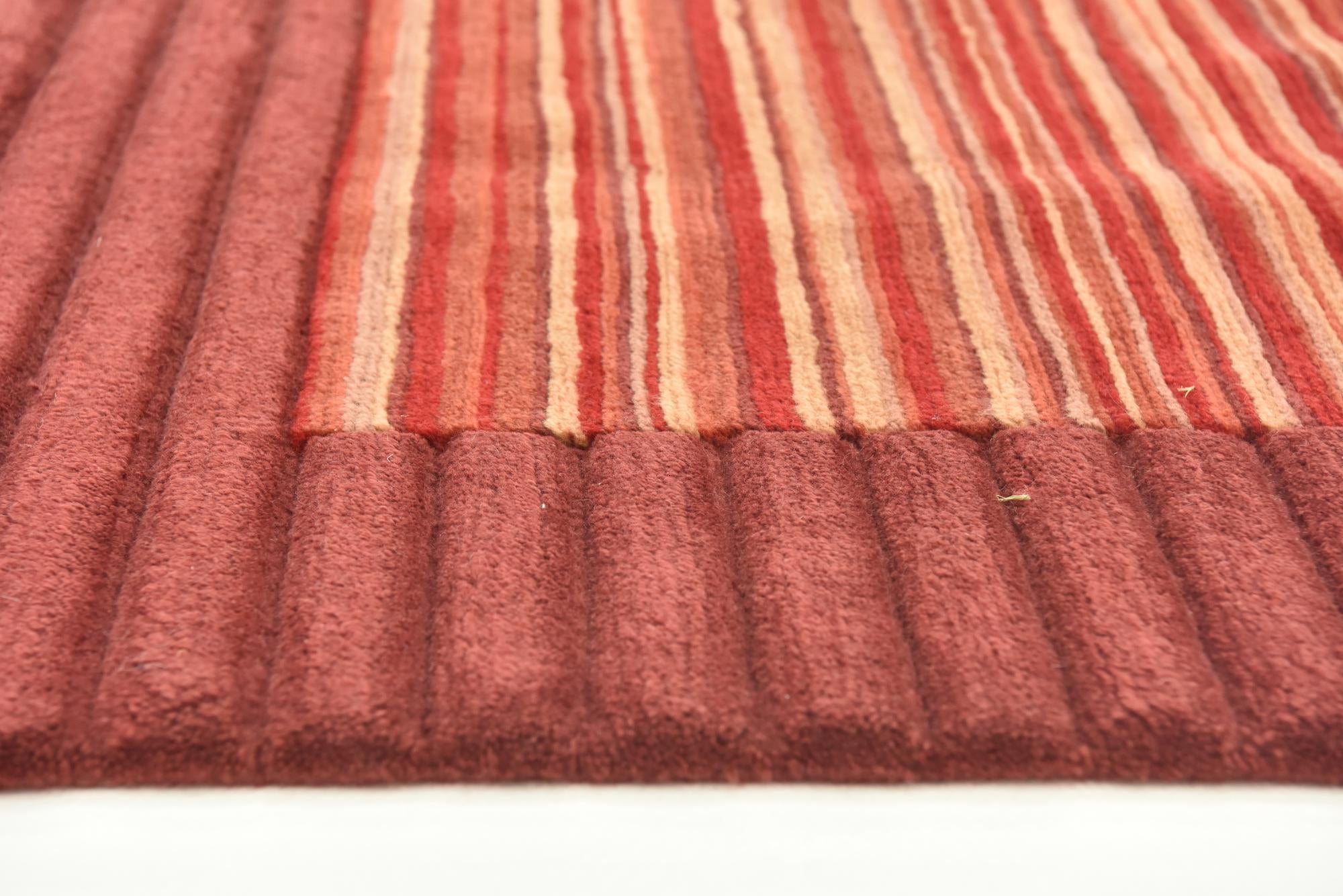 4' 8 x 6' 5 Hand Knotted Nepal Wool Rug