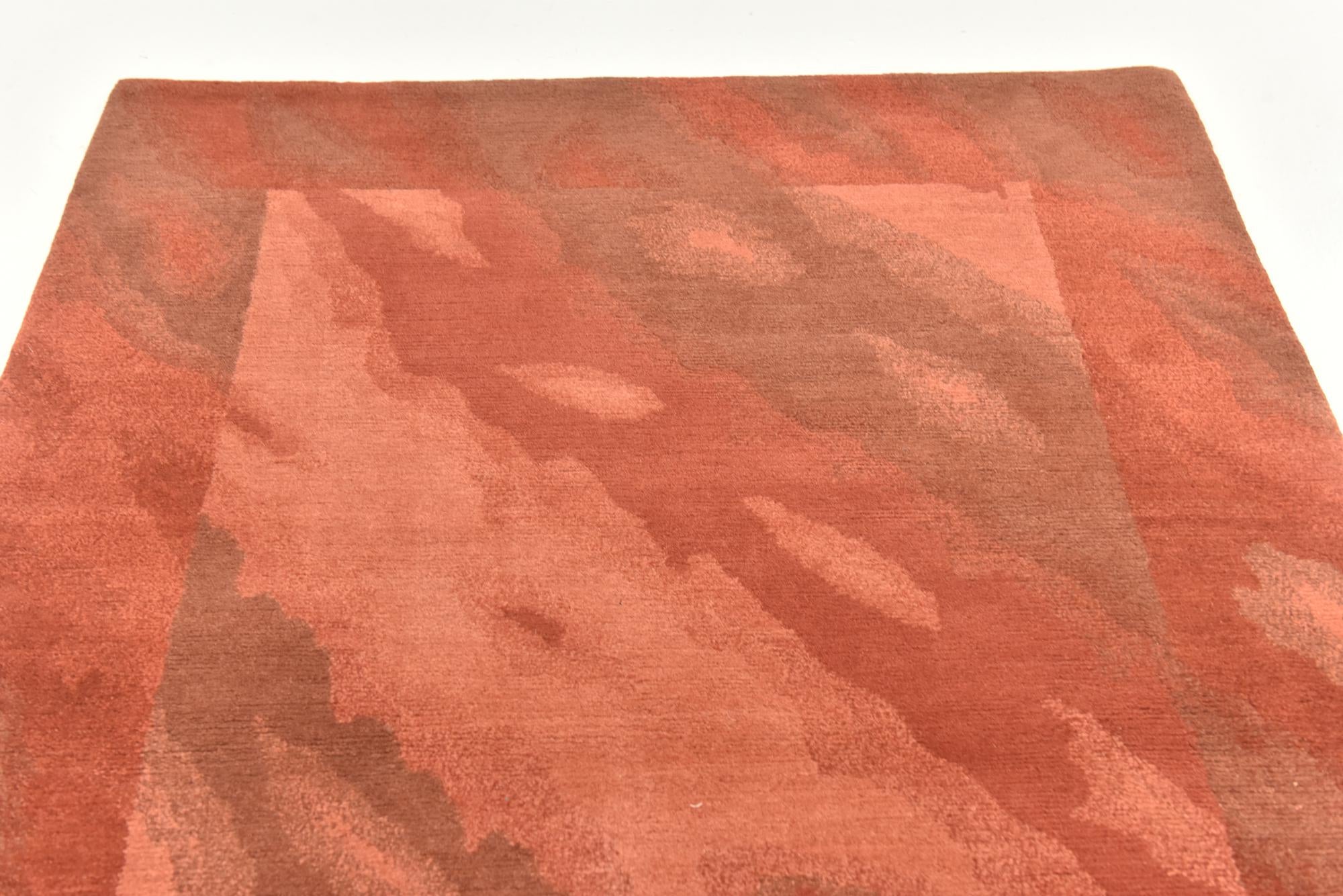 4' x 6' Hand Knotted Nepal Wool Rug