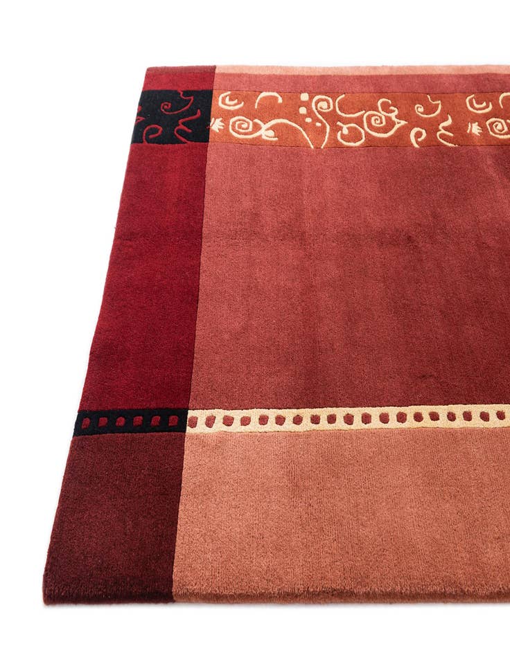 Detail image of 4' 9 x 6' 6  Hand Knotted Nepal Wool Rug