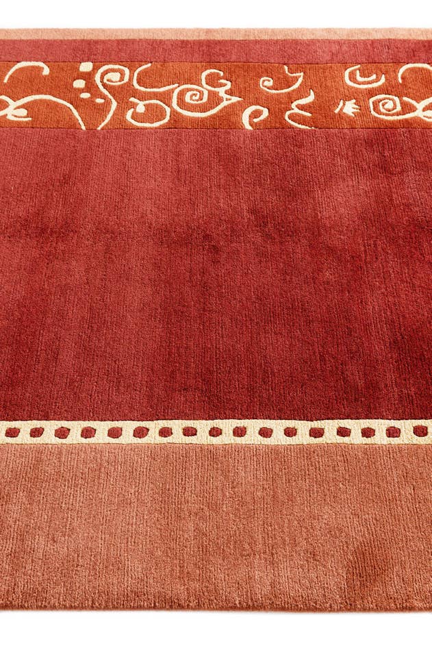 Detail image of 4' 9 x 6' 6 Hand Knotted Nepal Wool Rug
